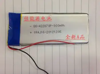 3,7 V ličio polimero baterija 422770 900MAH skaitmeninių produktų Beidou e-knygos GPS Li-ion Ląstelių