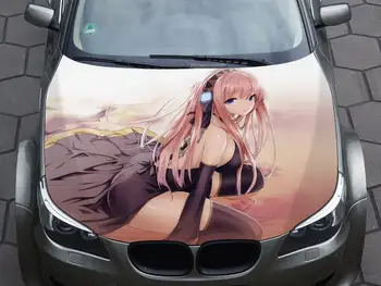 Automobilio Kapoto Lipdukas Vinilo Lipdukas Grafinis Wrap Decal Sexy Anime Mergina Sunkvežimių Decal Kapoto Lipdukas Kaukolė F150 Jeep Užsakymą