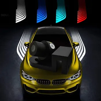 Automobilio LED Žibintai HD Projekcija Sveiki Žibintai Šoninės Durys Įspėjimo Kietas Modifikuotų Važiuoklės Žibintai Auto Angelas Sparnų Dekoratyvinis Apšvietimas