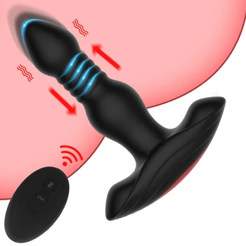 Belaidis Nuotolinio Valdymo Analiniai Vibratoriai Veržlus Analinis Butt Plug G-Taško Vibratorius Moteris Vyrų Prostatos Massager Sekso Žaislas Vyrams