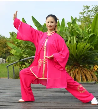 Chi, Drabužių Wushu Drabužių Kung Fu Suknelė Kovos Meno Vienodas Pavasario Vasaros Siuvinėjimo Ausies Kviečių Kvėpuojantis 2022 Naujas Stilius