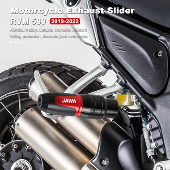 Crash Pad Raštas Aliuminio Lydinio Motociklo Išmetimo Slankiklį Už Jawa RVM 500 Nuotykių/Scrambler 2021 Kritimo Apsauga