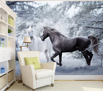 Custom 3D arklių tapetai, juoda ir balta kambarį, TV foną, sienos vandeniui audinio papel de parede