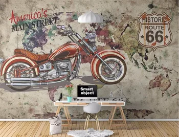 Custom 3d sienų freskomis Gyvenimo Kambario, Miegamasis Moto Lenktynės Tapetai Sienos 3D neaustinių Fono sienos freskos 3d tapetai