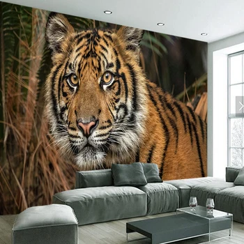 Custom vaikai papel de parede, tigras, piešiniai vaikų kambaryje sofa-lova, fonas, tapetai, dekoratyvinis