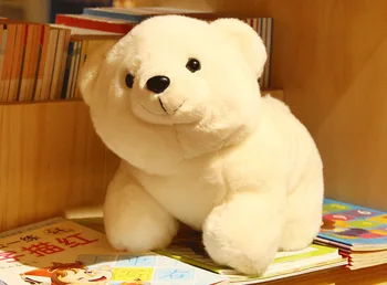 didelis, mielas pliušinis polar bear žaislas naujas aukštos kokybės polar bear lėlės dovana, apie 45x30cm