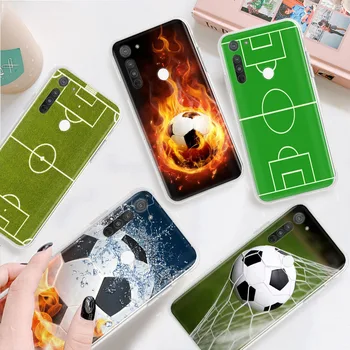 Futbolo Srityje Futbolo Skaidrus Atveju iPhone, 14 ir 13 Mini 12 11 Pro Max