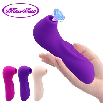 Galingas Clit Sucker Vibratorius Vibruojantis Liežuvio Spenelių Čiulpti Blowjob Klitorio Stimuliatorius Sekso Žaislai Moterims, Masturbator