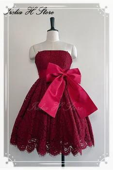 Irelia H Parduotuvėje Anime EVA Asuka Langley suknelės Cosplay Kostiumų Vasaros dienos suknelę, vieną šalies raudona suknelė moteris