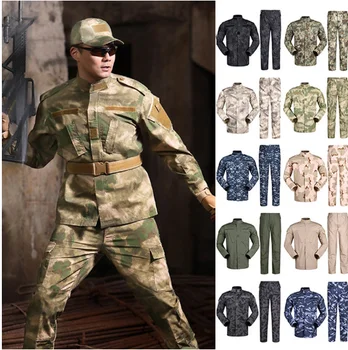 JAV Armijos Tiktų Žmogui, Džiunglių, Dykuma Multicam Paslėpti Karinę Uniformą Medžioklės Striukė+kelnės Tamsiai Taktinis Kovoti Drabužiai