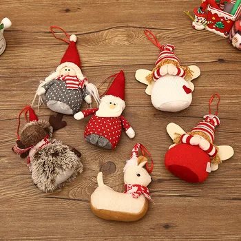 Kalėdų eglutė pakabukas papuošalai mielas skudurines lėlės little angel lėlės kalėdų dovana kambarį kambarį prekybos centras apdaila