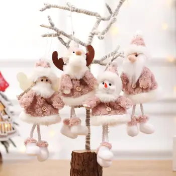 Kalėdų papuošalų Kūrybos Kalėdų papuošalai vyras sniego lėlės Kalėdų eglutė pakabukas Mini lėlės kalėdų dovana