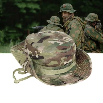 Kamufliažas Taktinis Skrybėlę JAV Armijos Kibiro Kepurę Militare Multi slot Panamos Skrybėlė Turto Caccia Esterna Kamufliažas Cappello Ombrello