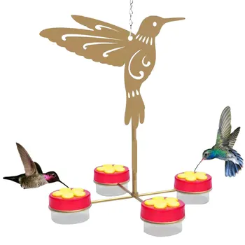 Lauke Kabinti Hummingbird Feeder Gėlių formos Paukščių Lesyklėlę Šėrimo Prietaisai, Sodo Kieme Apdailos Paukščių Prekes