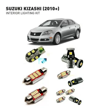 Led vidaus apšvietimas Suzuki kizashi 2010+ 12pc Automobilių Aksesuarų, interjero detalių, automobilių produktus Canbus