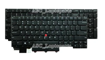 Naujas JAV QWERTY anglų Klaviatūra Lenovo Thinkpad E14 , E15 20RD 20RE - 2020 Metai Juodu Rėmu Juoda, APŠVIETIMU / Nr. APŠVIETIMU