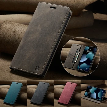 Naujas Magnetiniai Flip Case For Redmi 9 Pastaba Pro Atveju Oda Xiaomi Redmi 9 Pastaba Pro Piniginės Padengti Stendo Kortelės Lizdas Krepšiai Telefono Coque