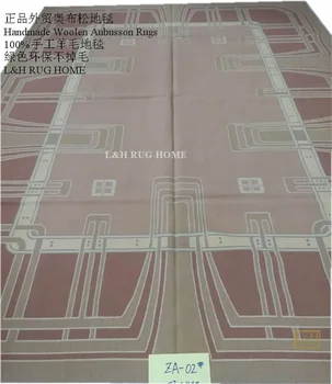 Nemokamas pristatymas 8.2'x11.48' Aubusson kilimėlių rankomis austi aubusson kilimėliai su 100% vilnos 250x350cm