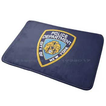 Niujorko Policijos Departamento Įėjimo Durų Kilimėlis Vonios Kilimėlis Kilimas Bronx Pop Kultūros Harlem Derliaus Chill New York City Manhattan