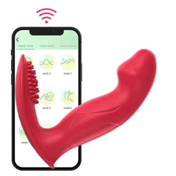 Nuotolinio Valdymo Nešiojami G Spot Vibratorius Klitorio Masažas Stimuliatorius App Belaidžio Dildo Masturbator Moterų Sekso Žaisliukai Suaugusiems