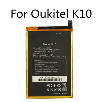 Originalus K10 11000mAh Didelės Talpos Bateriją Oukitel K10 Mobiliojo Telefono Baterijos Pakeitimas