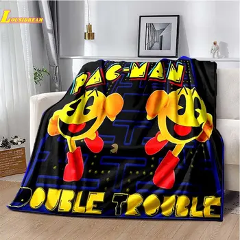Pacman Žaidimas Sofa-Lova antklodė Šilta, Graži Žiemos Antklodė Miegamasis Antklodė Kambarį Antklodė Office Antklodė Mesti Antklodę