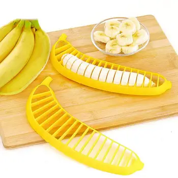 Plastikiniai Bananų Slicer Cutter Vaisių, Daržovių Įrankiai Salotos Maker Kepimo Įrankius, Vaisių Peiliu Virtuvės Šefas Peilius Virtuvės Dalykėlių