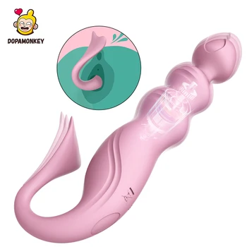 Sekso Žaislai moterims, Sriegtos Vibratorius G Spot skatinti Erotinis Masažas Antausiai klitorio Moteris Masturbacija Vibracija, Makšties žaislas