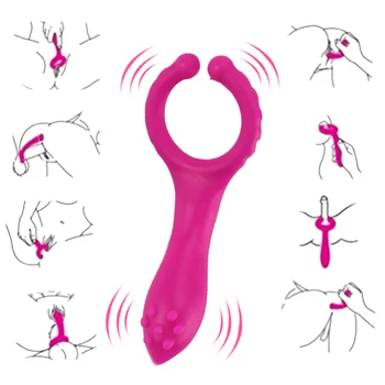 Silikono G Spot Skatinti Vibratoriai Dildo Spenelių Įrašą Masturbuotis Vibratorius Suaugusiųjų Sekso Žaislai Moterims, Vyrai, Poros