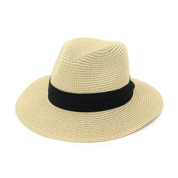 WeMe Moterų Vasaros Panama 2021 Džiazo Skrybėlę Lauko Paplūdimys Skrybėlės nuo Saulės Skrybėlę