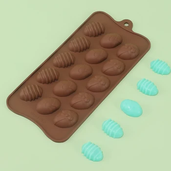 Šokoladas, Kepimo Formos Pyragaičiai Priėmimo Silikono Formos Velykų Kiaušinių Stiliaus Šokoladas 