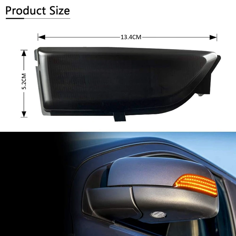 4X Automobilio Dinaminis LED Posūkio Signalo galinio vaizdo Veidrodis Šviesos Indikatorių 