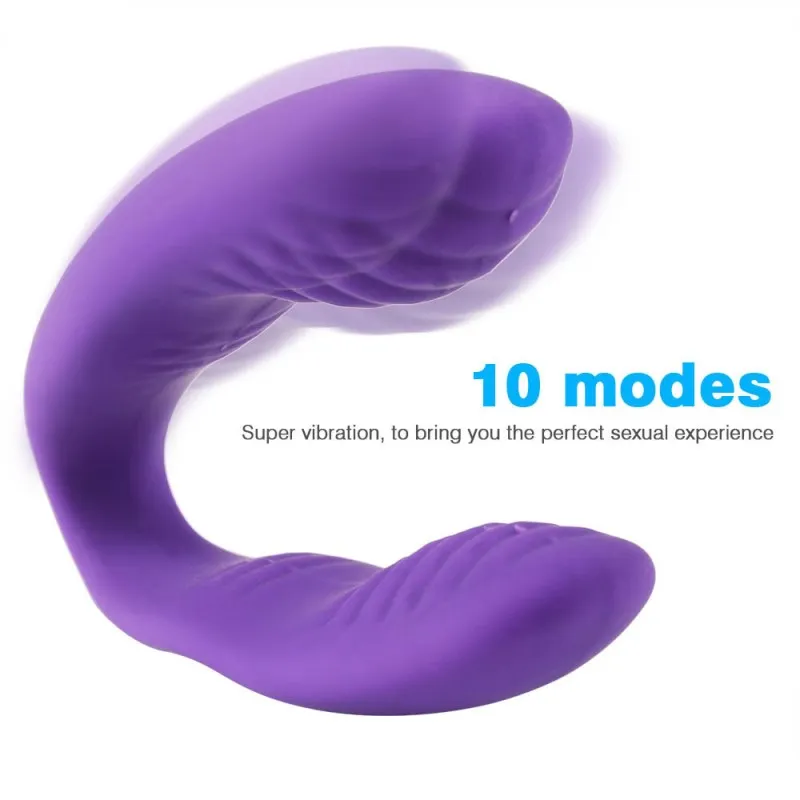 Naujas 10 Greitį Clit Vibratorius U Tipo Erotiniai Klitorio Stimuliatorius G Spot Vibracijos Sekso Žaislas Moterims Masturbator USB Moterų Massager Nuotrauka 5