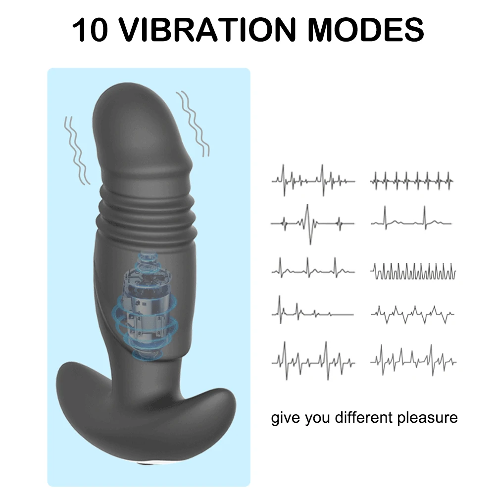 Analinis Kaištis Vibratoriai Vyrams Prostatos Massager Masturbators Moterų Butt Plug Veržlus Dildo, Vibratoriai Sekso Žaislas Vyrams Gėjų 18+ Nuotrauka 1