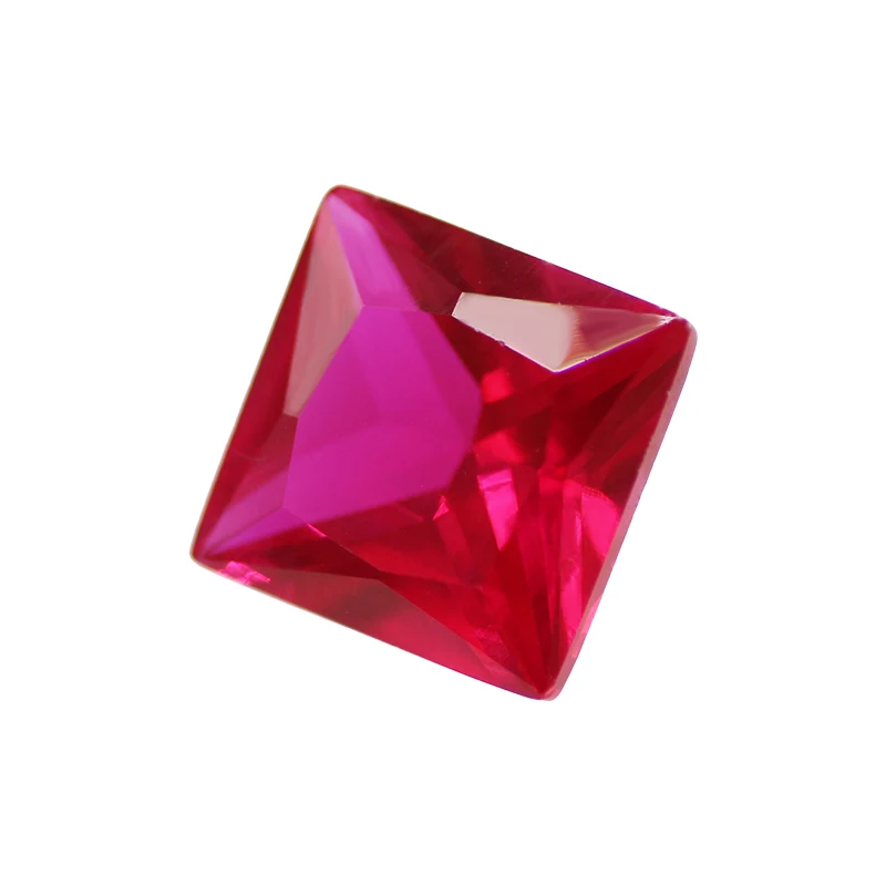 LETMEXC 50pcs Aukštos Kokybės Viršų AAAAA 5# Red Ruby Princess Cut Korundas Prarasti Brangakmenio Papuošalai Vaško liejinys Nuotrauka 1