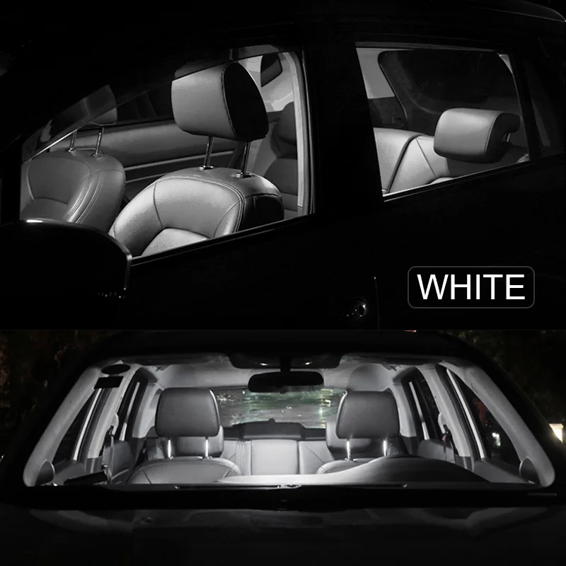 16pcs Balta Canbus LED Žibintai Lemputės Interjero Komplektas 1999 2000 2001 2002 2003 2004 Acura RL Map Dome Licenciją Plokštelės Šviesos Nuotrauka 3
