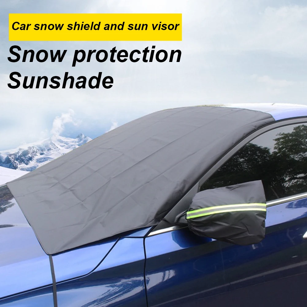 Automobilių Snow Shield Vandeniui Pertvara Skėtį Nuo Saulės Automobilių Apsaugos Padengti Vandeniui Automobilių Drabužius, 3-Piece Set Nuotrauka 0