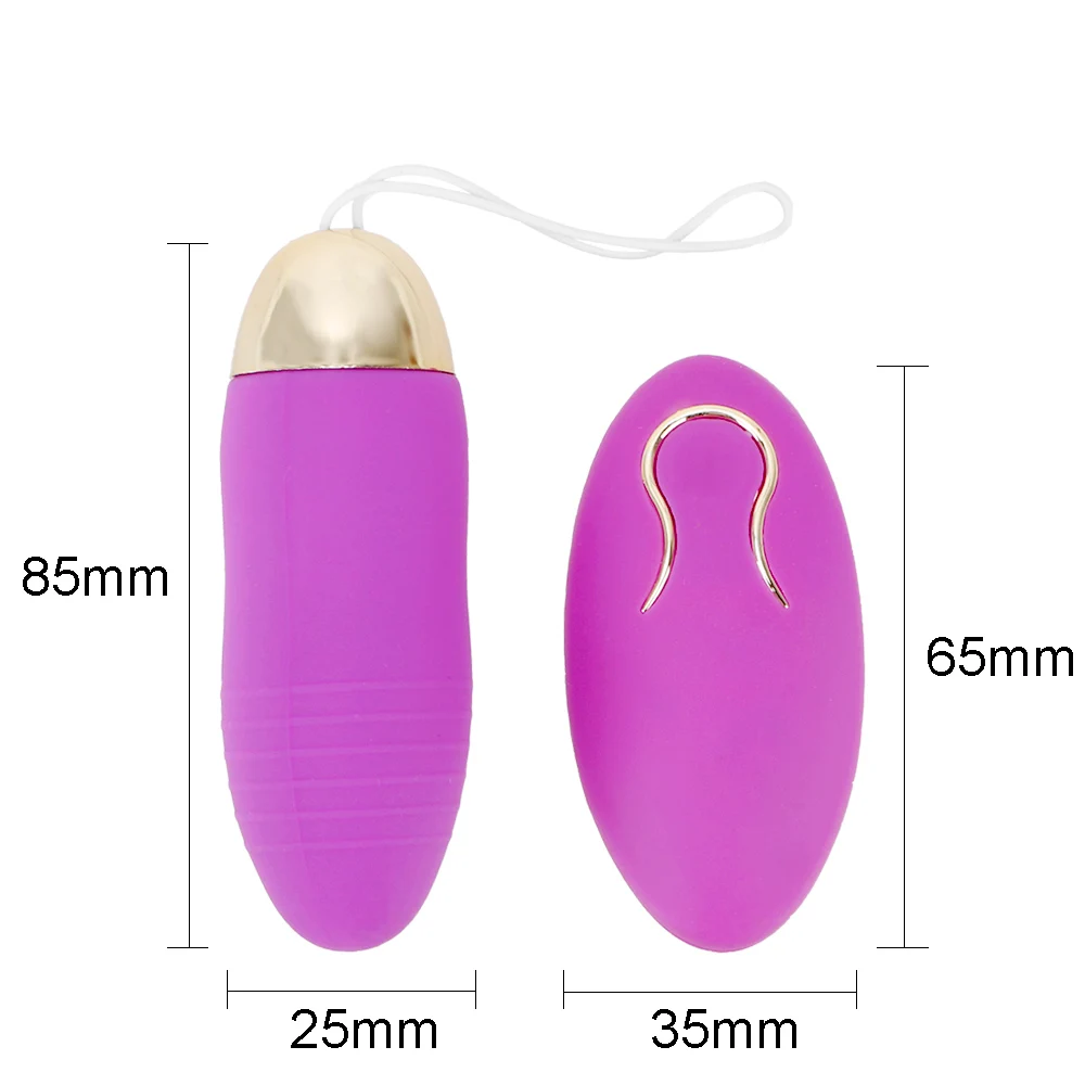 Vibruojantis Kiaušinis Sekso Žaislai Moterims, Galingas Kulka Vibratorius Klitorio Stimuliatorius 10 Greičio Nuotolinio Valdymo G-Spot Massager Nešiojamų Nuotrauka 5